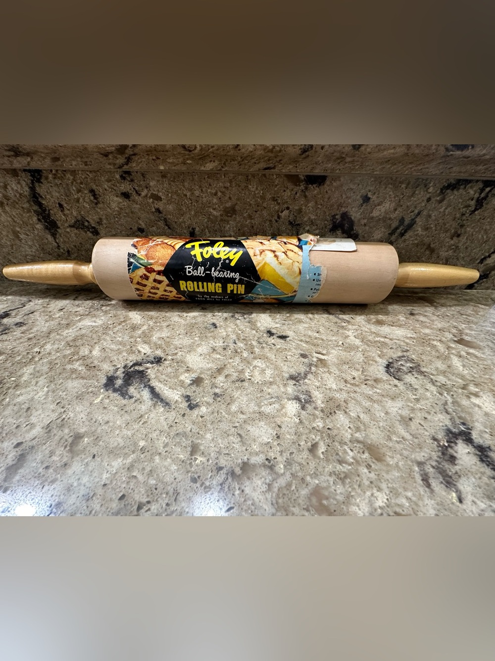 Vintage Foley Ball Bearing Rolling Pin with original packaging!